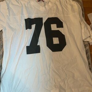 Edikted White and Black Jersey Shirt 76